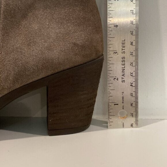 Browns Brown Suede Heeled Ankle Boots size 39 - Picture 12 of 12